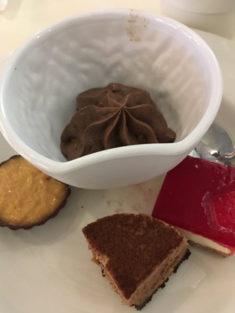 Från dessertbordet