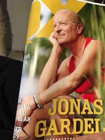 Jonas Gardell på QX omslag