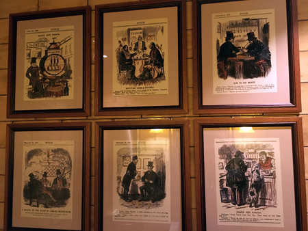 Brittisk humor på toan på Churchill Arms