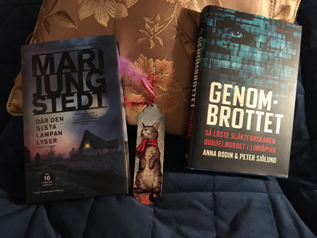 Böckerna Där den sista lampan lyser och Genombrottet