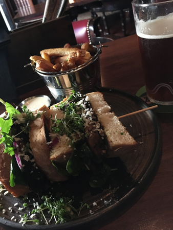 Vegetarisk bookmaker på Churchill Arms