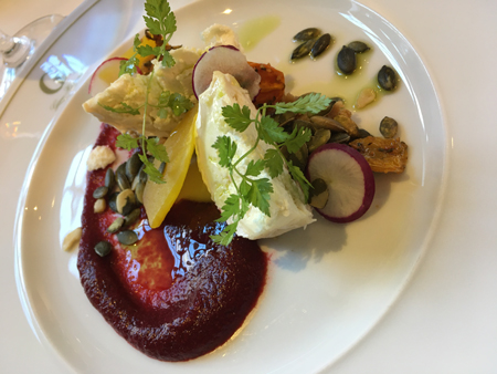 Chèvre rödbetor gulbetor lunchförrätt Gimo