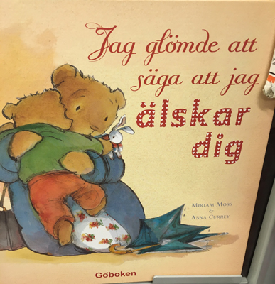 Boken Jag glömde säga att jag älskar dig