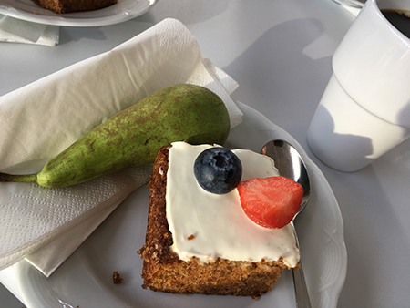 Kaffe kaka päron Gimo