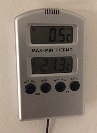 Noll komma fem grader 13 okt 2021