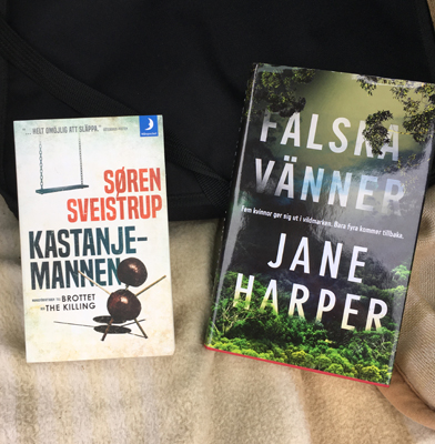 Böckerna Kastanjemannen och Falska vänner fr Röda korset