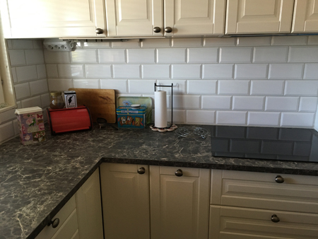 IMs kök bänk och häll