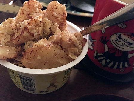 Kvarg med äppledessert