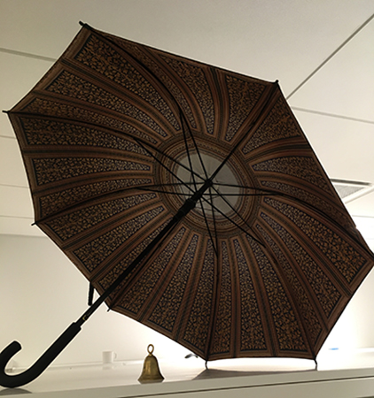 Universitetsparaply insida