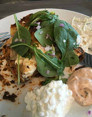 Vegetarisk lasagne med röror
