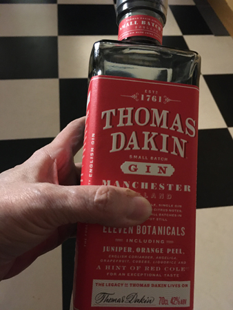 Thomas Dakin Manchester gin