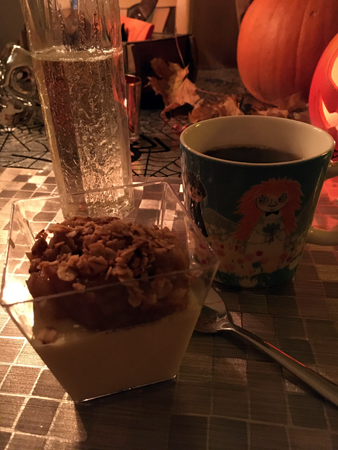 Äpplepannacotta kaffe prosecco helgkasse v 44 2021 Torgkassen