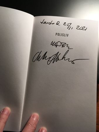 Signerad bok Polisliv av Christer Nordström och Ulf Broberg