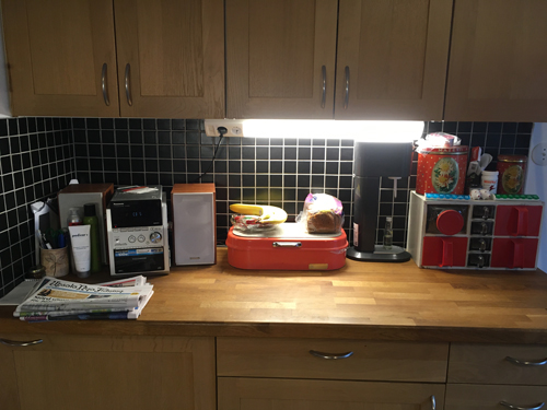 Bänkbelysning i köket