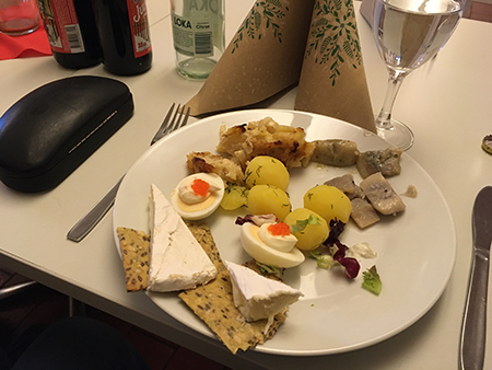 Jultallrik med jobbet på Café Alma