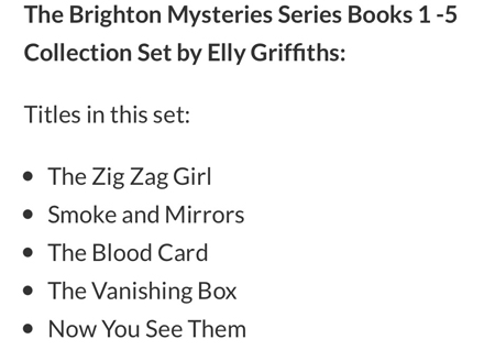 Böckerna 1 till 5 i The Brighton Mysteries series