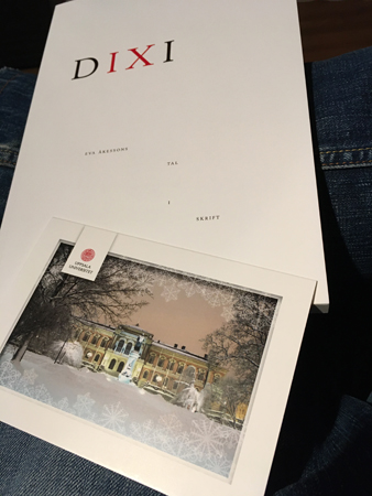 Dixi Eva Åkessons tal i skrift