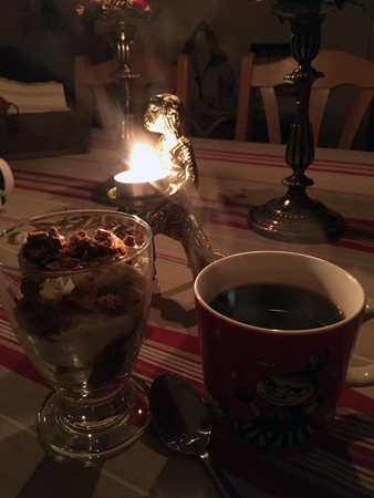 Annas nyårsdessert med smak av pepparkaka och citron kaffe