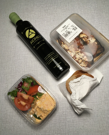 Matlåda med imam och olivolja från Myrtos