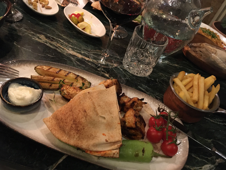 Shish Taouk på Byblos