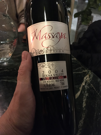 Massaya vin på Byblos