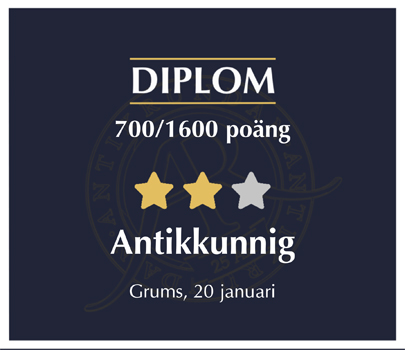 Antikkunnig i Grums 20 jan 2022