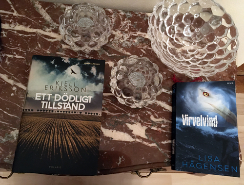 Böckerna Ett dödligt tillstånd och Virvelvind