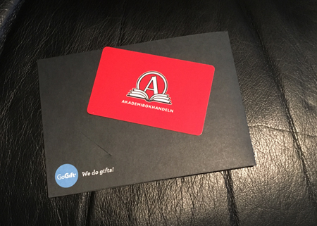 Julklapp från arbetsgivaren presentkort Akademibokhandeln