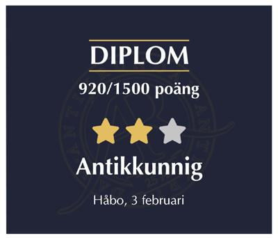 Antikkunnig i Håbo 3 feb 2022