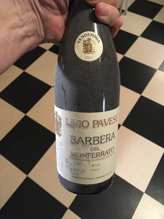 Barbera del Monferrato 2013 present från IM o L 2019