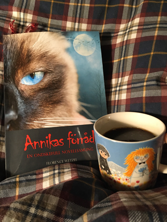 Boken Annikas förråd och kaffe på sängen