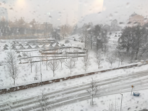 Snöoväder 21 feb 2022