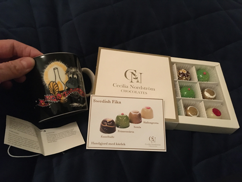 Förfadernmugg och Swedish Fikachoklad fr Anna Alla hjärtans dag 2022