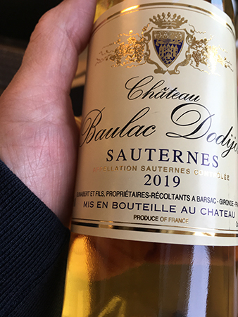 Ch Baulac Dodijos Sauternes 2019