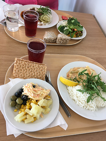 Fisklunch med en snart f d kollega