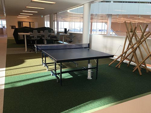 Pingisbord på jobbet