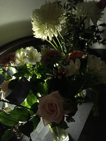 Kvällens blommor 28 april fr Agneta och jobbet