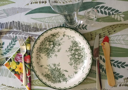 Dukat med Grön Anna och tuppsmörkniv