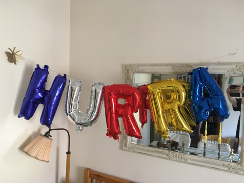 Hurraballonger i Matsalen