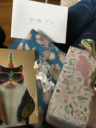 Paket från vännen FEM med familj