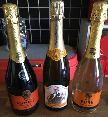 Prosecco P Lex och GWs bubbel P Lex Pure