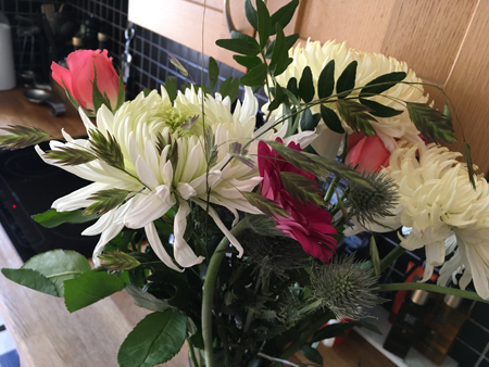 Blommorna från jobbet