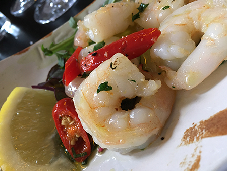 Scampiförrätt Il Forno Italiano