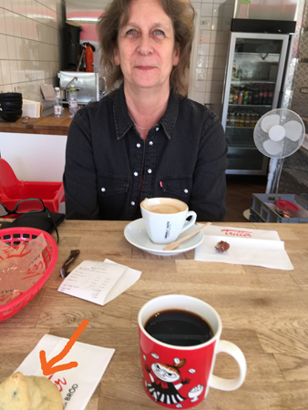 Vännen FEM fikar på Triller Russintopp till mig