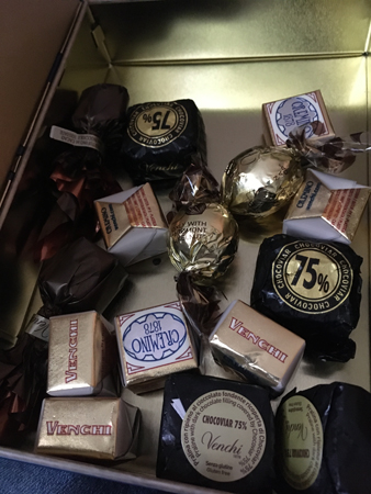 Italienska chokladpraliner