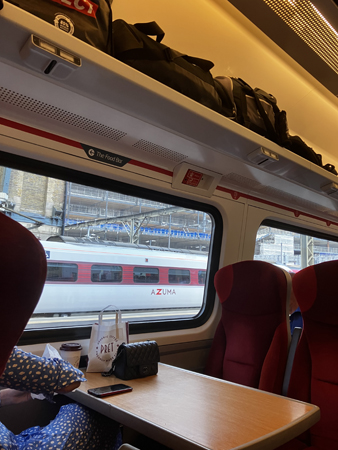 På tåget mot Ilkley