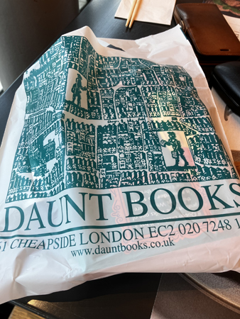 Påse från Daunt Books Cheapside London
