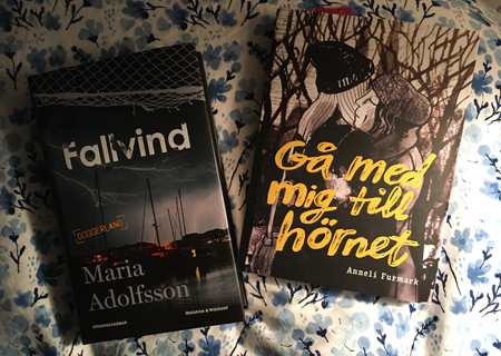 Böckerna Fallvind och Gå med mig till hörnet Böckerna Fallvind och Gå med mig till hörnet