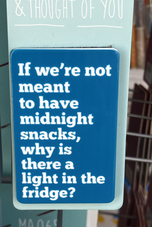 Visdomsord om kylskåpslampor