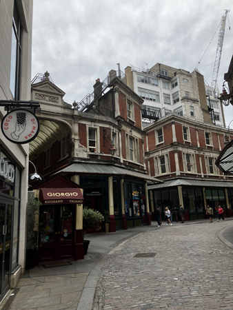 På väg mot Leadenhall market London